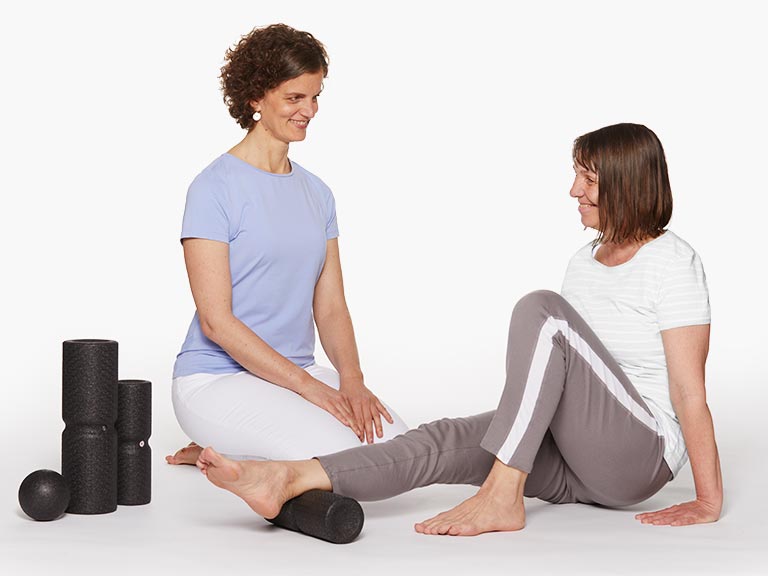 Liebscher und Bracht Faszien Rollmassage